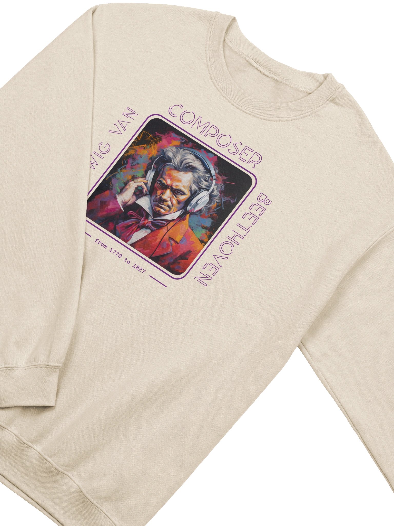 Beethoven Composer Vibes Sweatshirt product image (2)