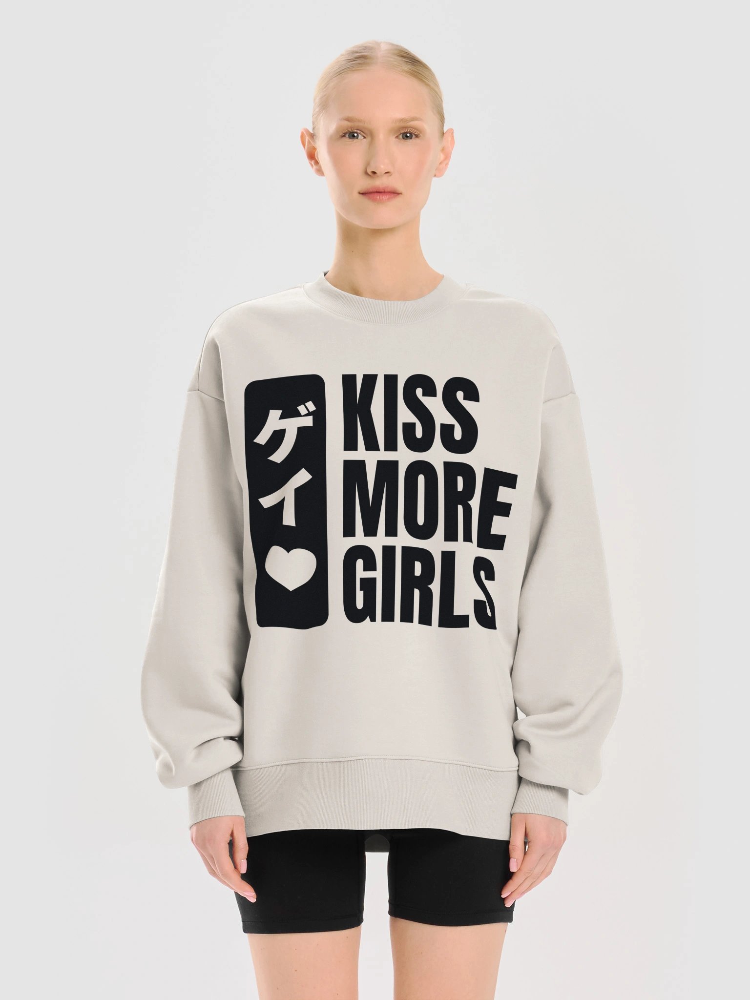 GAY | KISS MORE GIRLS - HEAVY WEIGHT CREWNECK product image (9)