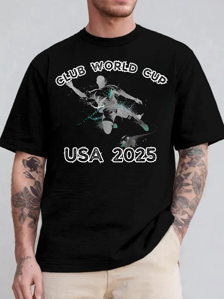Club World Cup 2025 USA Soccer Grunge Bella+Canvas T-Shirt product image (1)