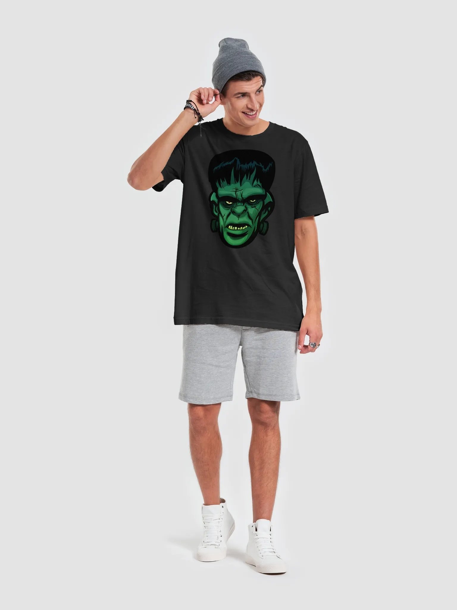 Retro Comic Book Frankenstein's Monster Head product image (26)