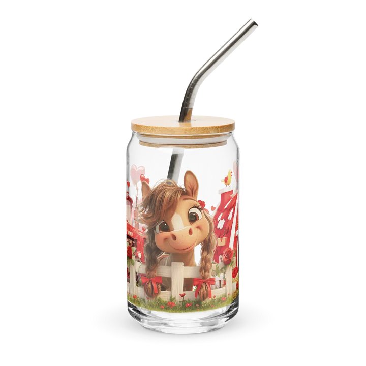 Valentine Horse Can-Shaped Glass product image (1)