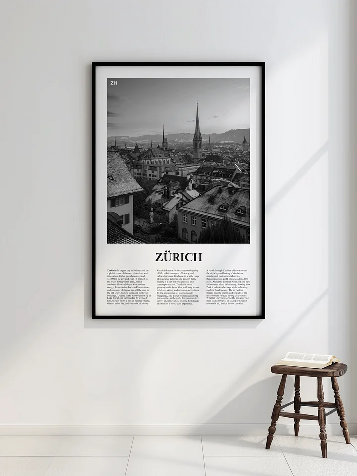 Zurich 03 Newspaper Poster product image (6)