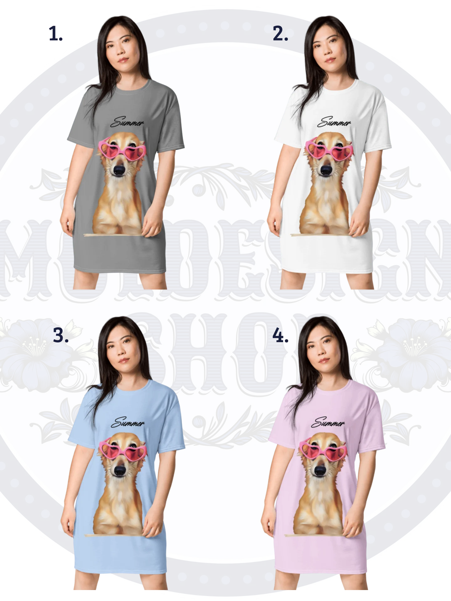 YOUR BEST FRIEND! / PERSONALIZED T-SHIRT DRESS product image (8)