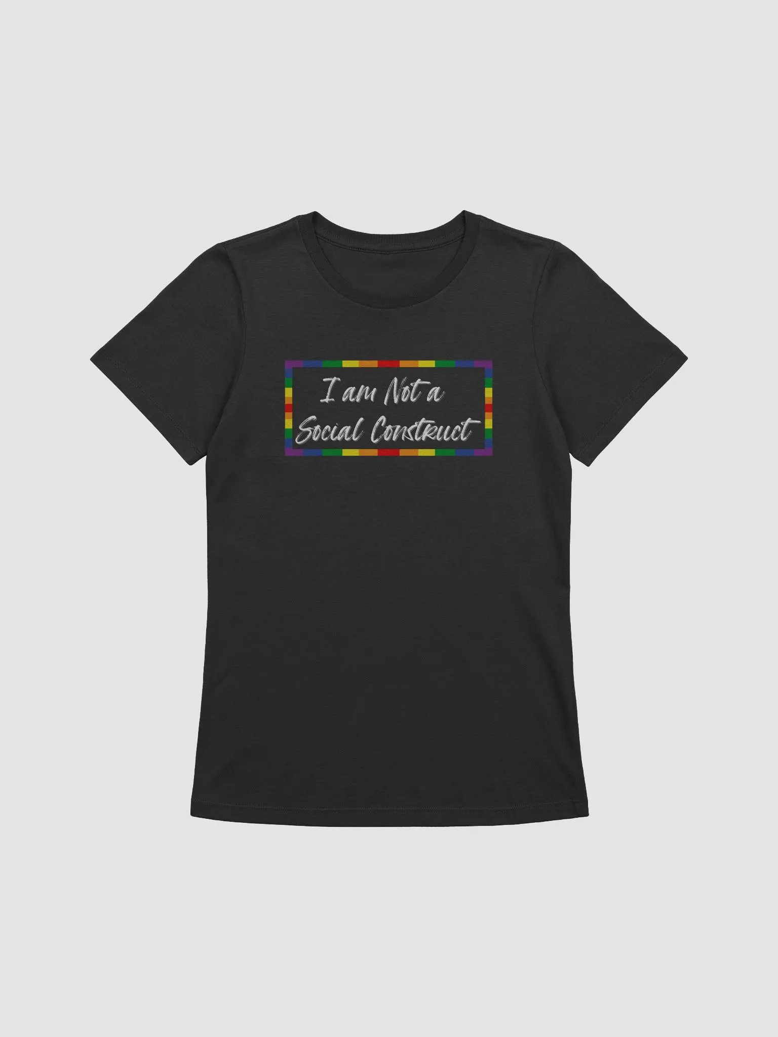 I am Not a Social Construct (lg) (wt) - Pride - Women's Relaxed Fit T product image (13)