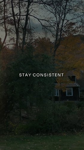 Results happen over time.

Stay consistent.

It's not about hustle.

It's about putting in the steady steps,

Day
After
Day.
...