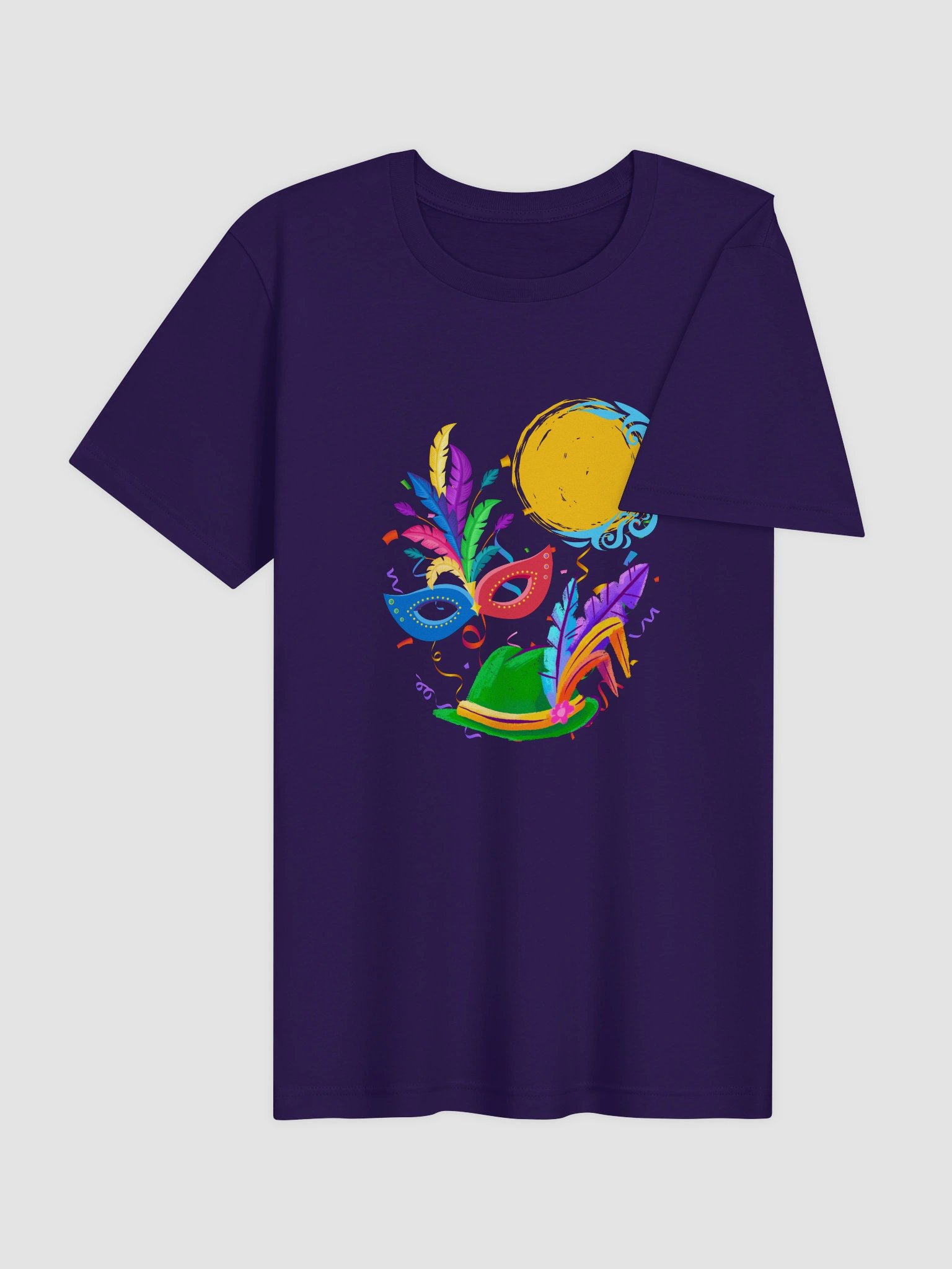Festive Carnival Mask T-Shirt product image (3)