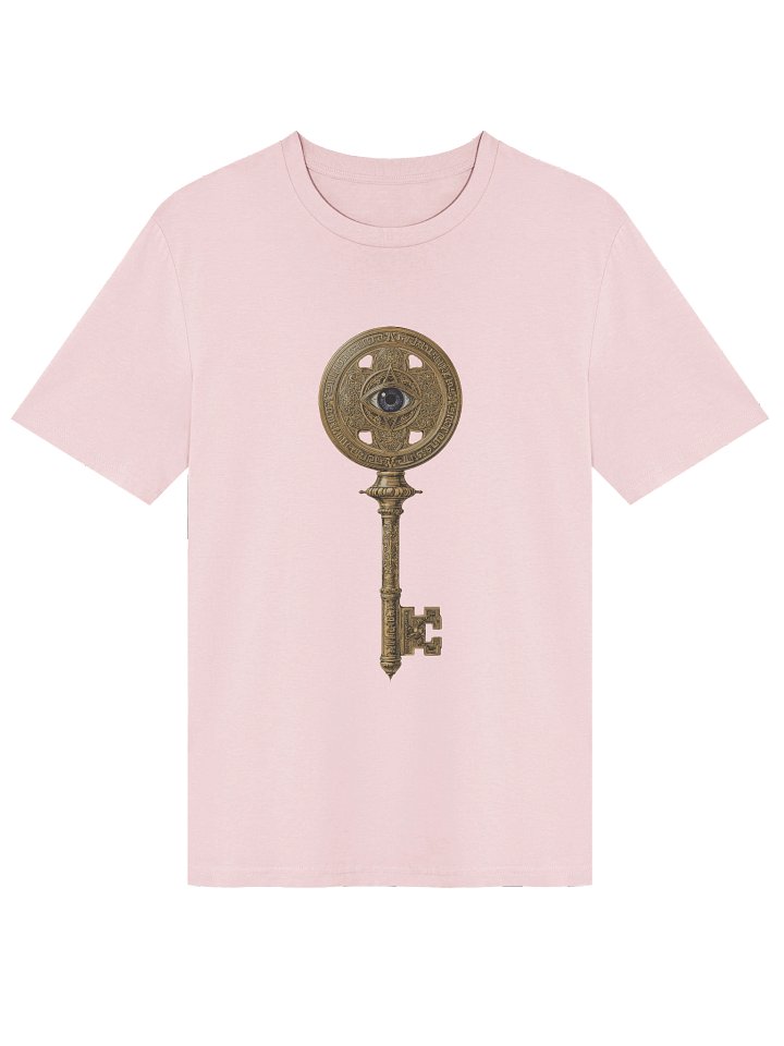 The Gatekeeper’s Key – Cotton Pink Equilibrium Edition (Front & Back Print) product image (1)