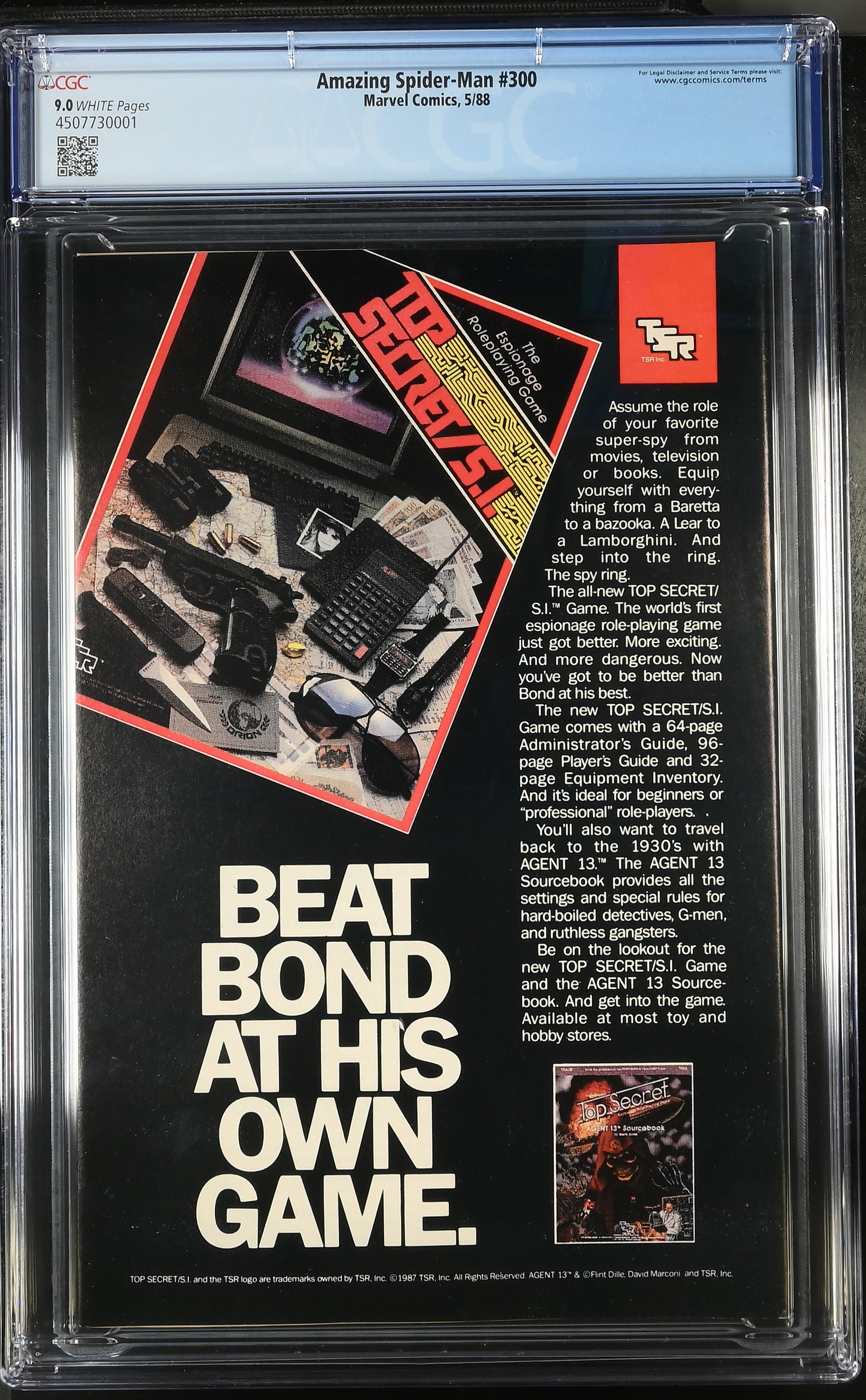 Amazing Spider-Man #300 (1988) – CGC 9.0 White Pages | Origin & First Appearance of Venom product image (2)