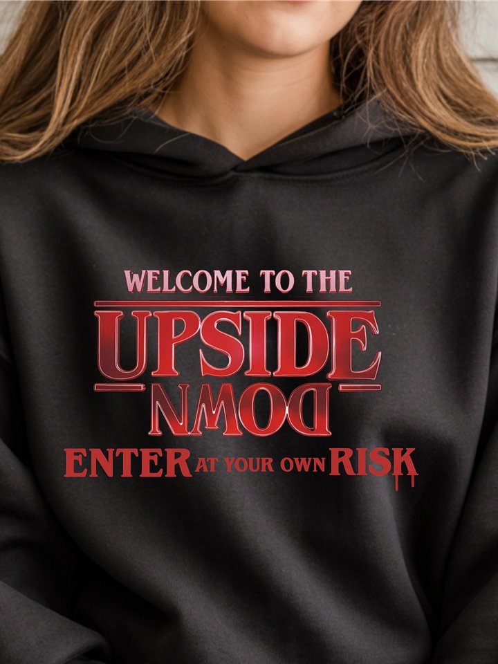 Welcome To The Upside Down, Stranger Things Hoodie product image (1)