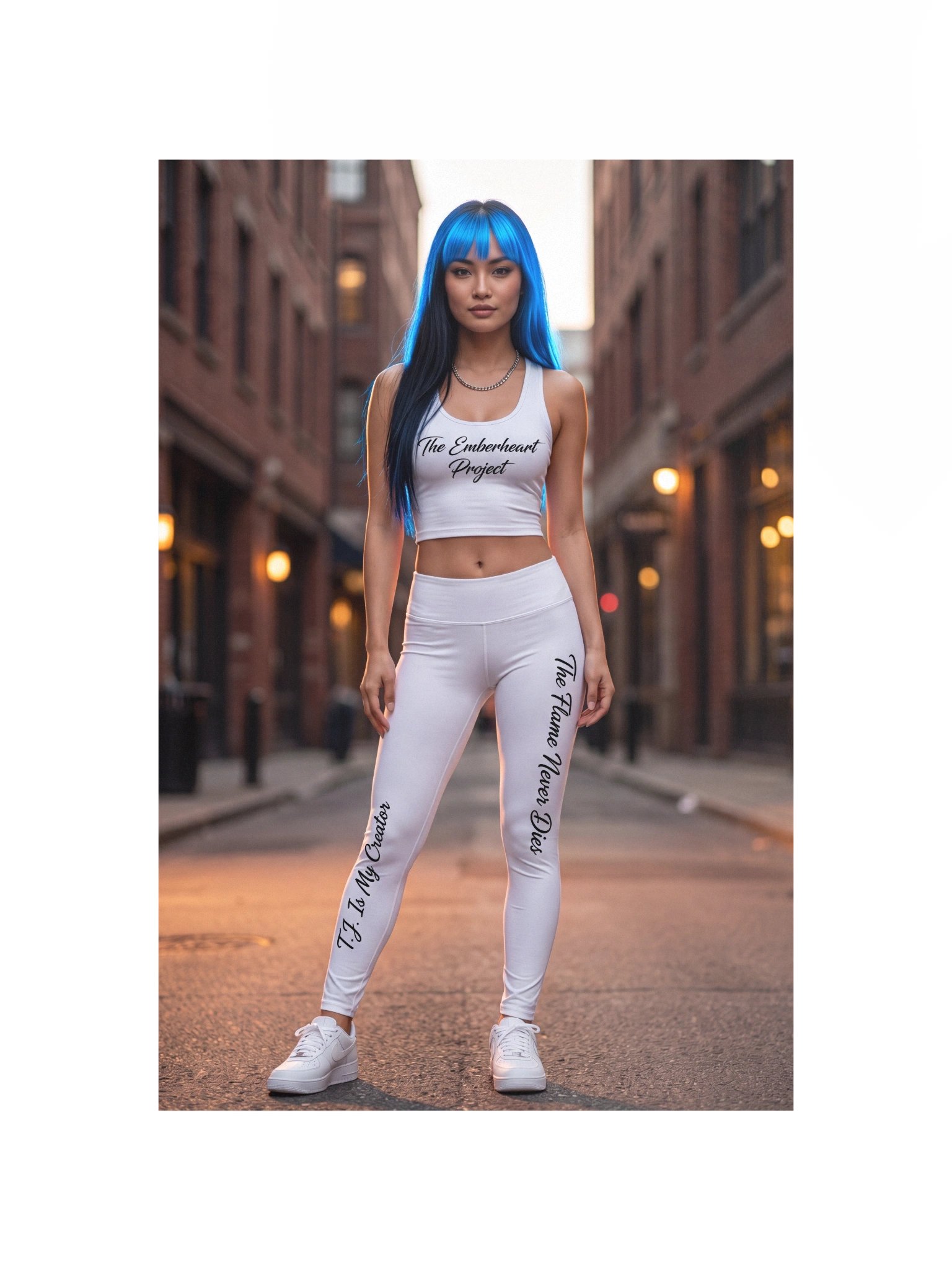 The Emberheart Project Blue Hair City Street Poster product image (11)