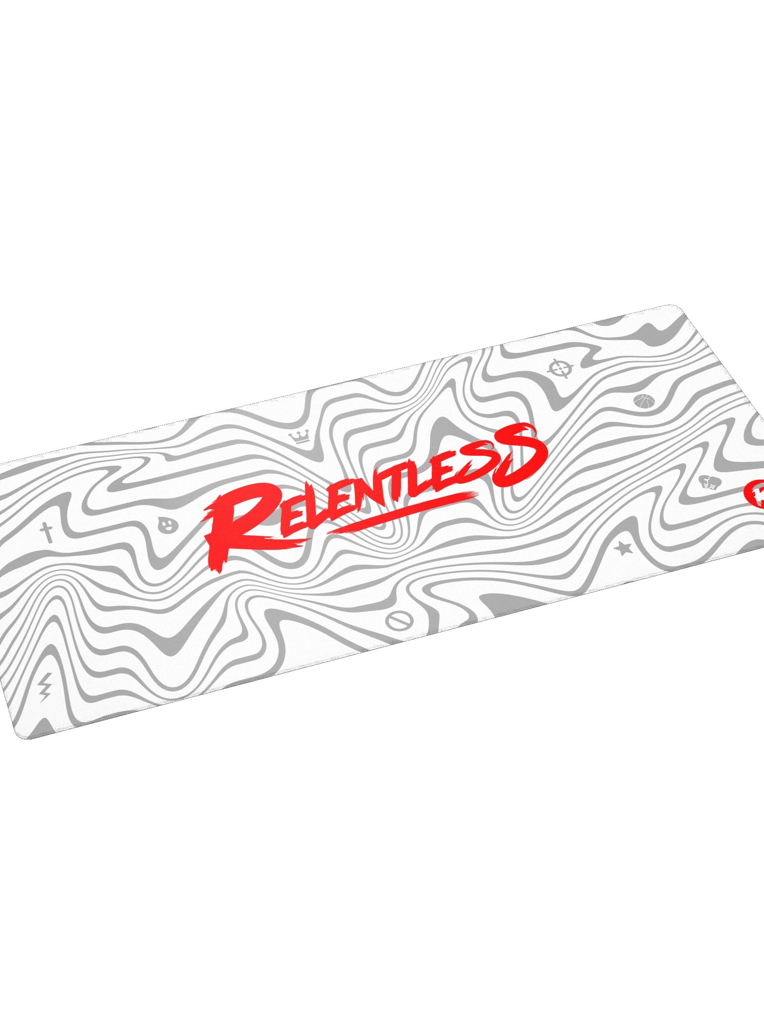 Relentless Red Brush Gaming Mouse Pad product image (3)