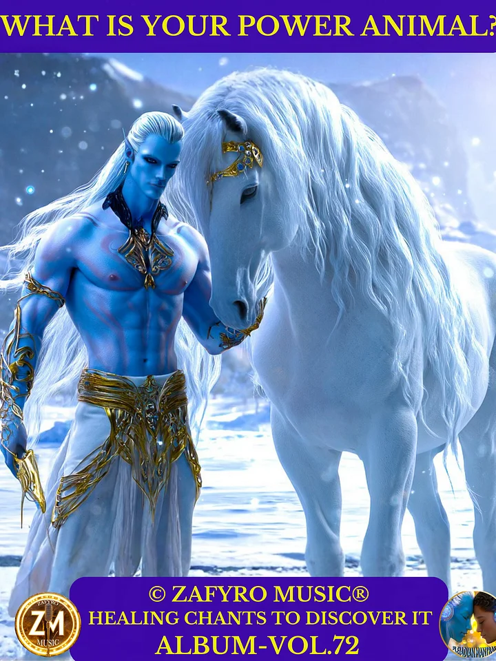 ÁLBUM - VOL. 72 (MUSIC) - WHAT IS YOUR POWER ANIMAL? / HEALING CHANTS TO DISCOVER IT (© ZAFYRO PLEIADIAN MANTRAS®) /432Hz product image (1)