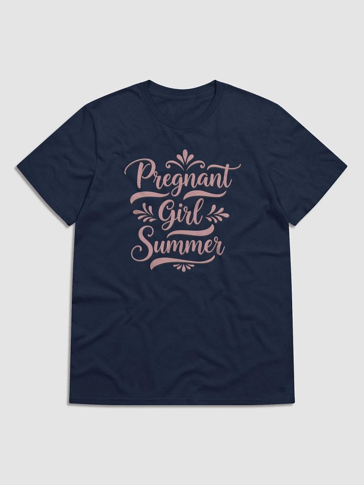 Pregnant Girl Summer - Cute Pregnancy Announcement T-Shirt for Moms-to-Be product image (3)