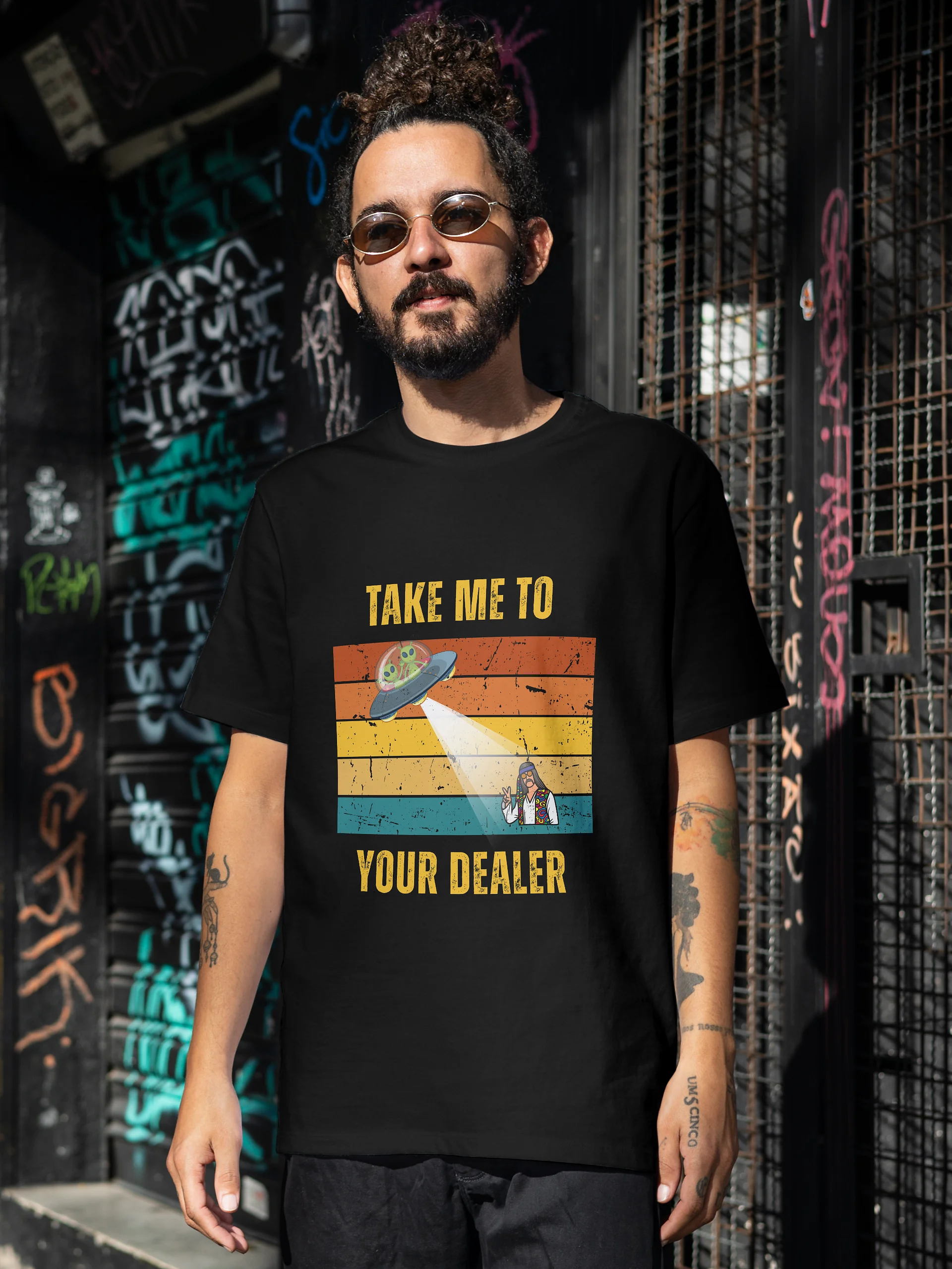 Peaceful Alien Encounter T-Shirt product image (4)