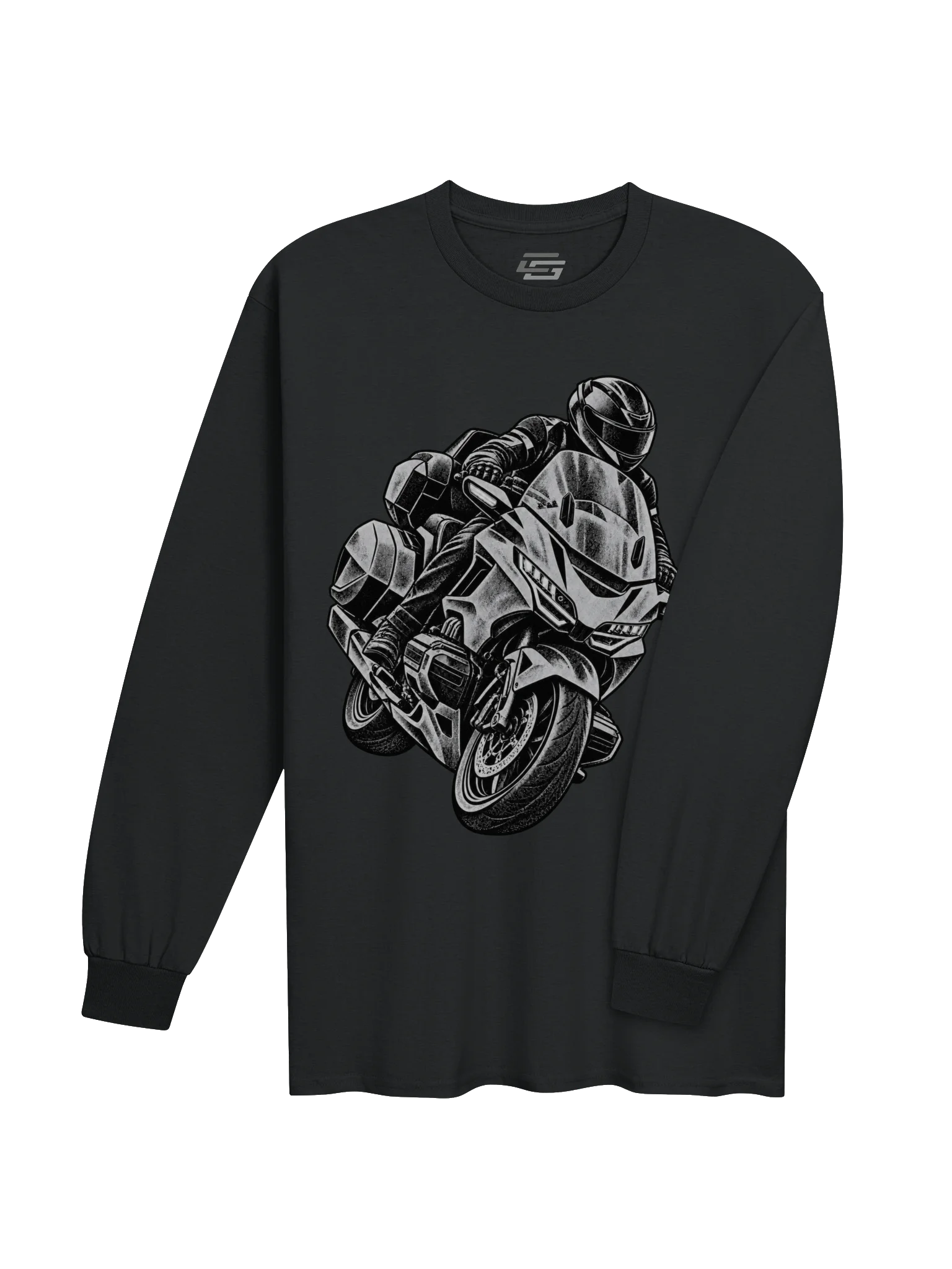 Leaning Goldwing Tour Long Sleeve Tee product image (4)
