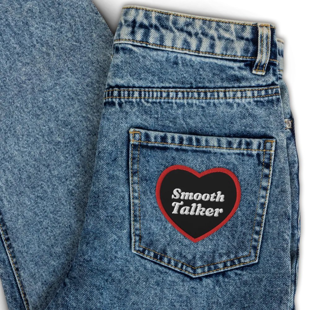Smooth Talker Embroidered Patch product image (3)