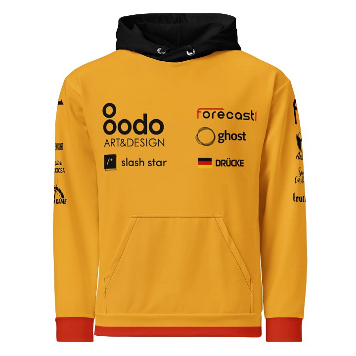 Drücke - Yellow Hoodie Personalized product image (1)
