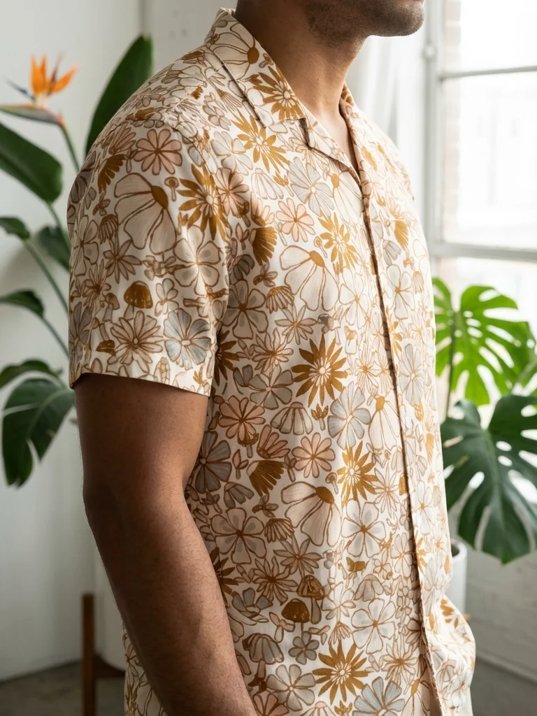 Retro Floral Hawaiian Shirt product image (4)