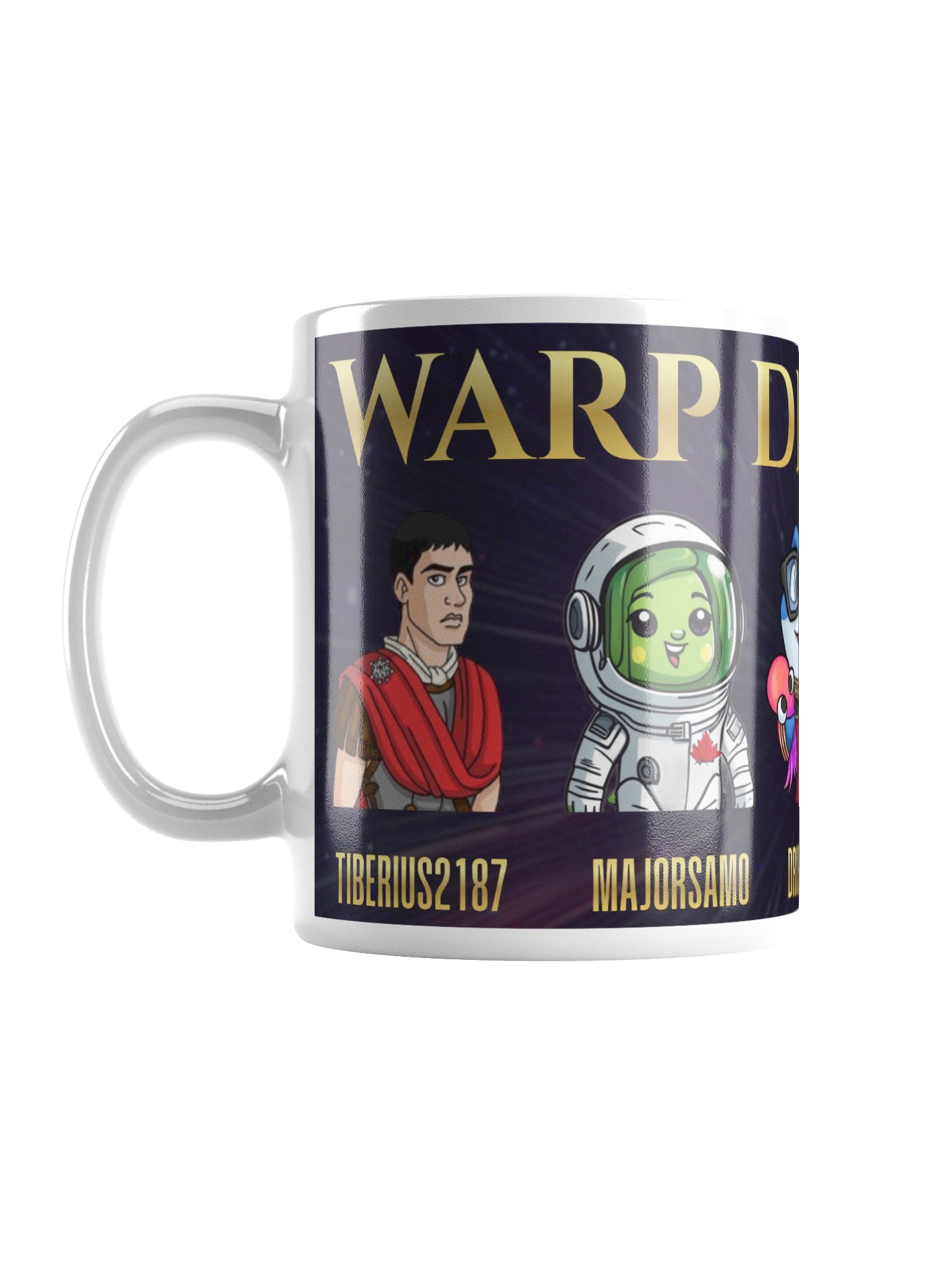 Warp Drive Five v3 White Mug product image (1)