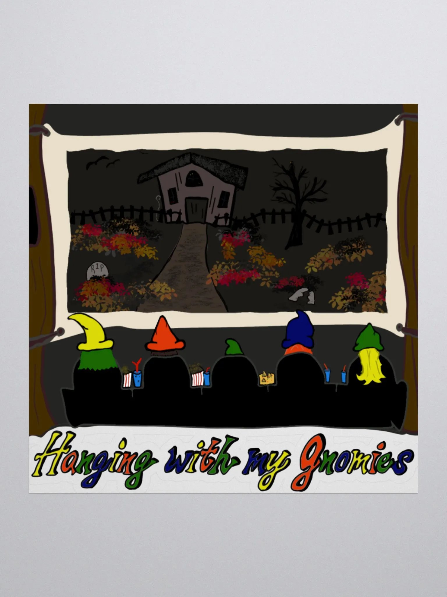 Hanging with my gnomies stickers product image (1)