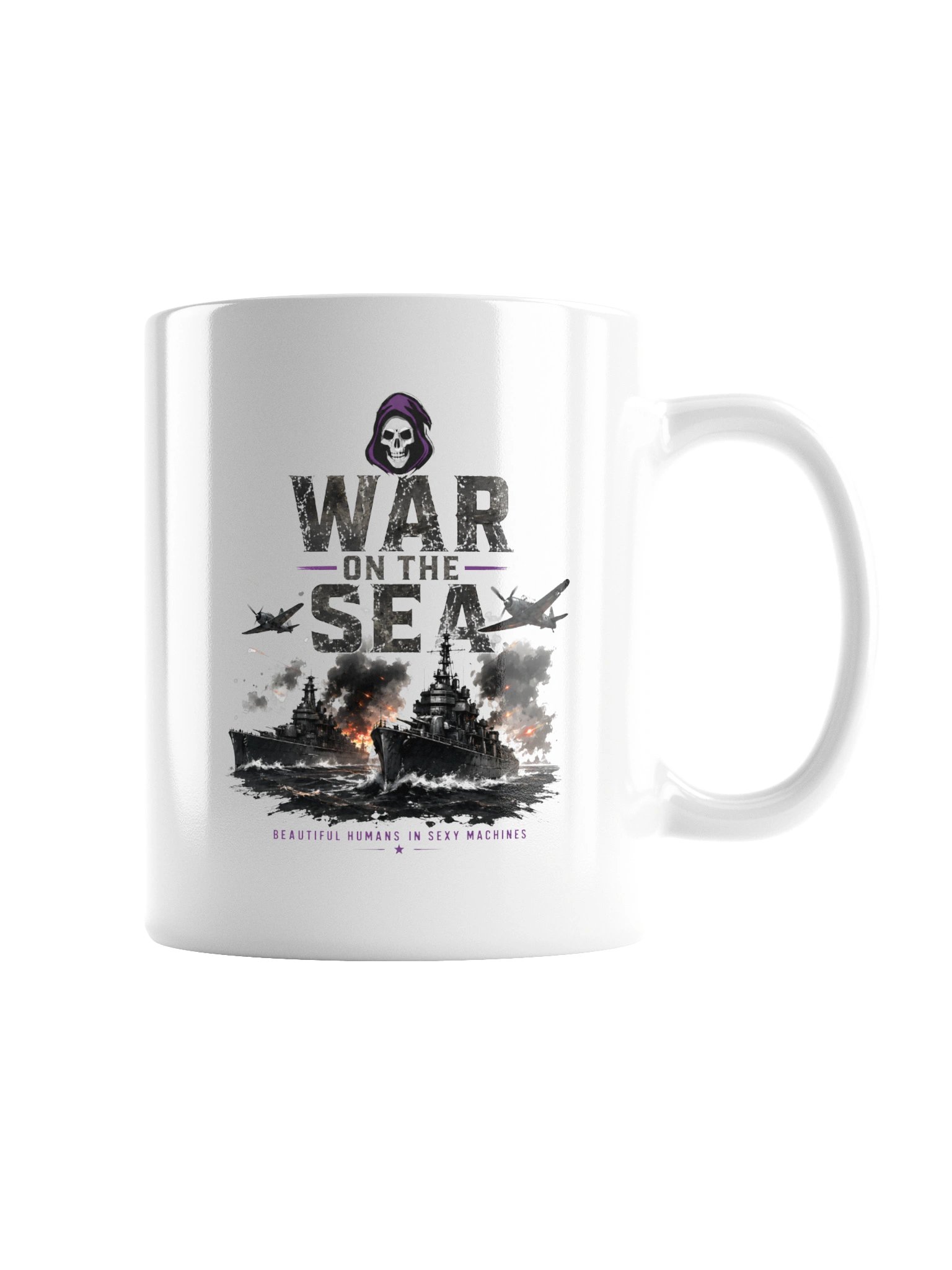 Grim Reapers War on the Sea White Mug product image (3)