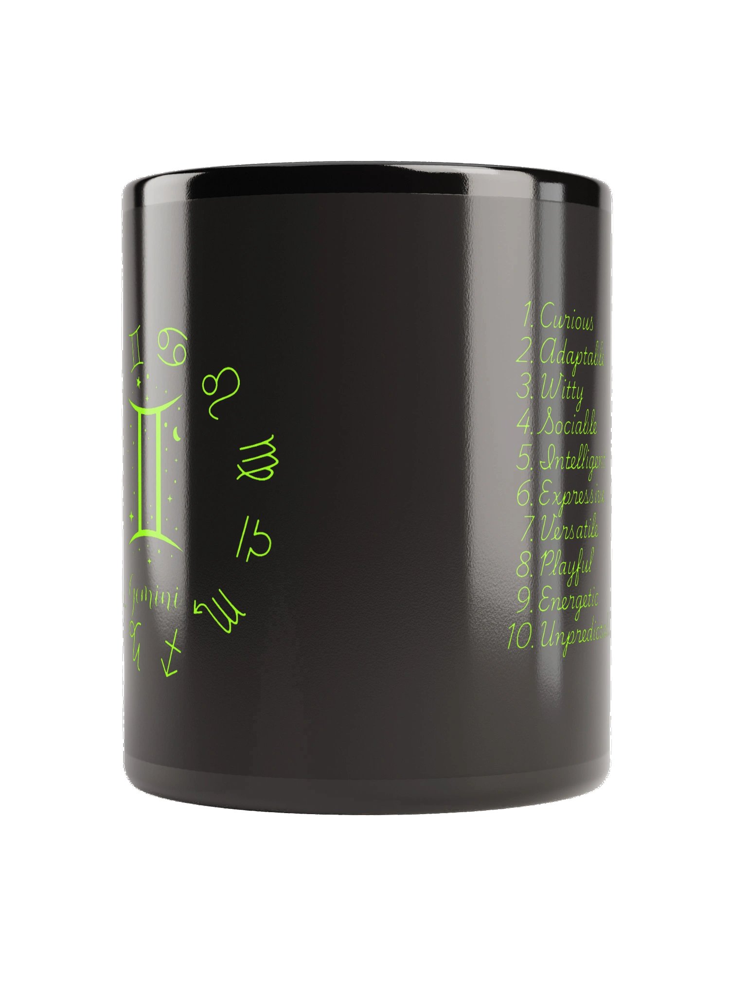 Gemini Zodiac Traits Mug | Curious & Witty Astrology Coffee Mug | Gemini Birthday Gift product image (2)