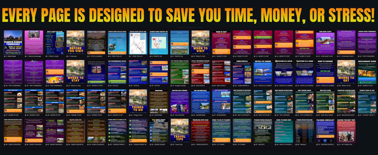 Pigeon Forge Travel Guide 2026 | 71-Page Digital Guide + Printer-Friendly Version product image (3)
