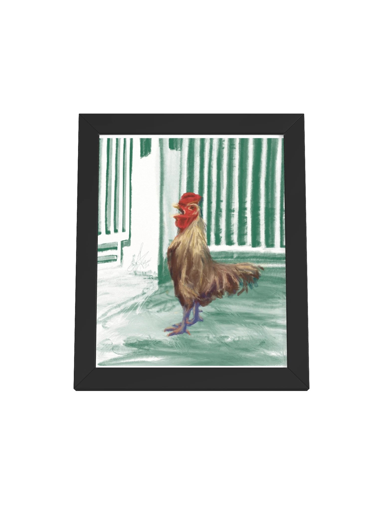 Buen Dia! Gritó El Gallo— Framed Art Print product image (1)