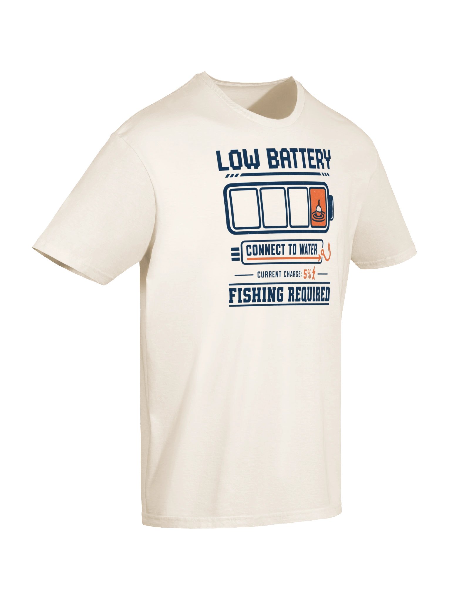 Low Battery — Fishing Required T-Shirt product image (6)