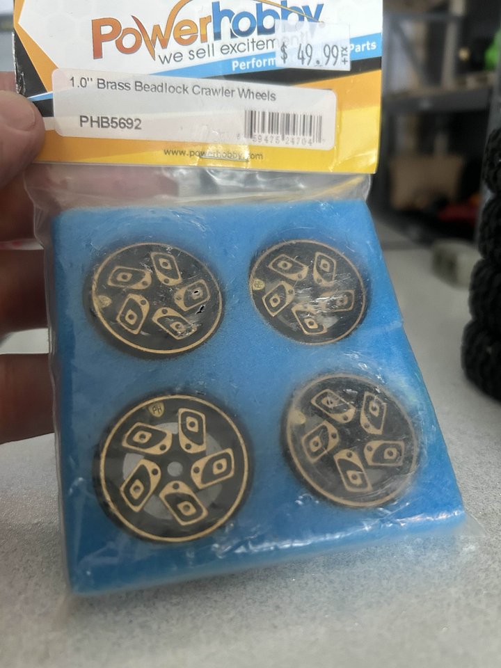 (NEW) Powerhobby brass wheels product image (2)