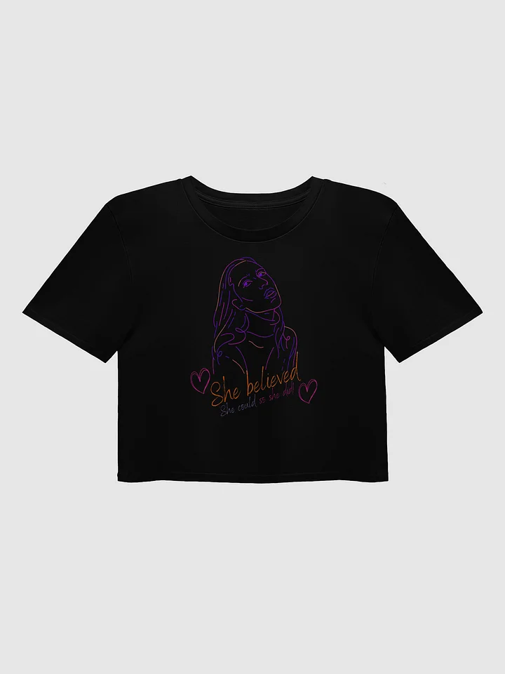 Believe & Achieve Women's Crop Top product image (1)