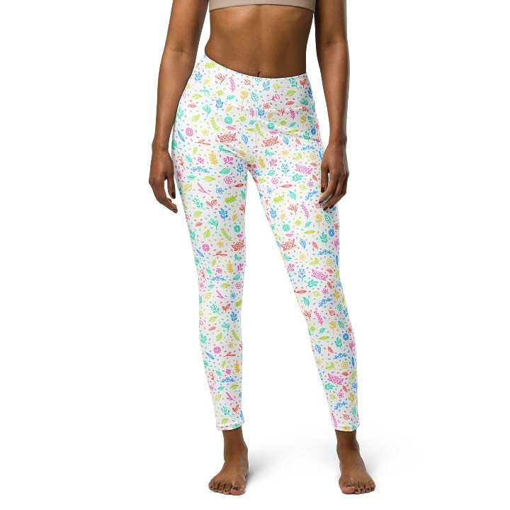 Bloom Bliss High-Waist Leggings - Floral Fantasy product image (1)