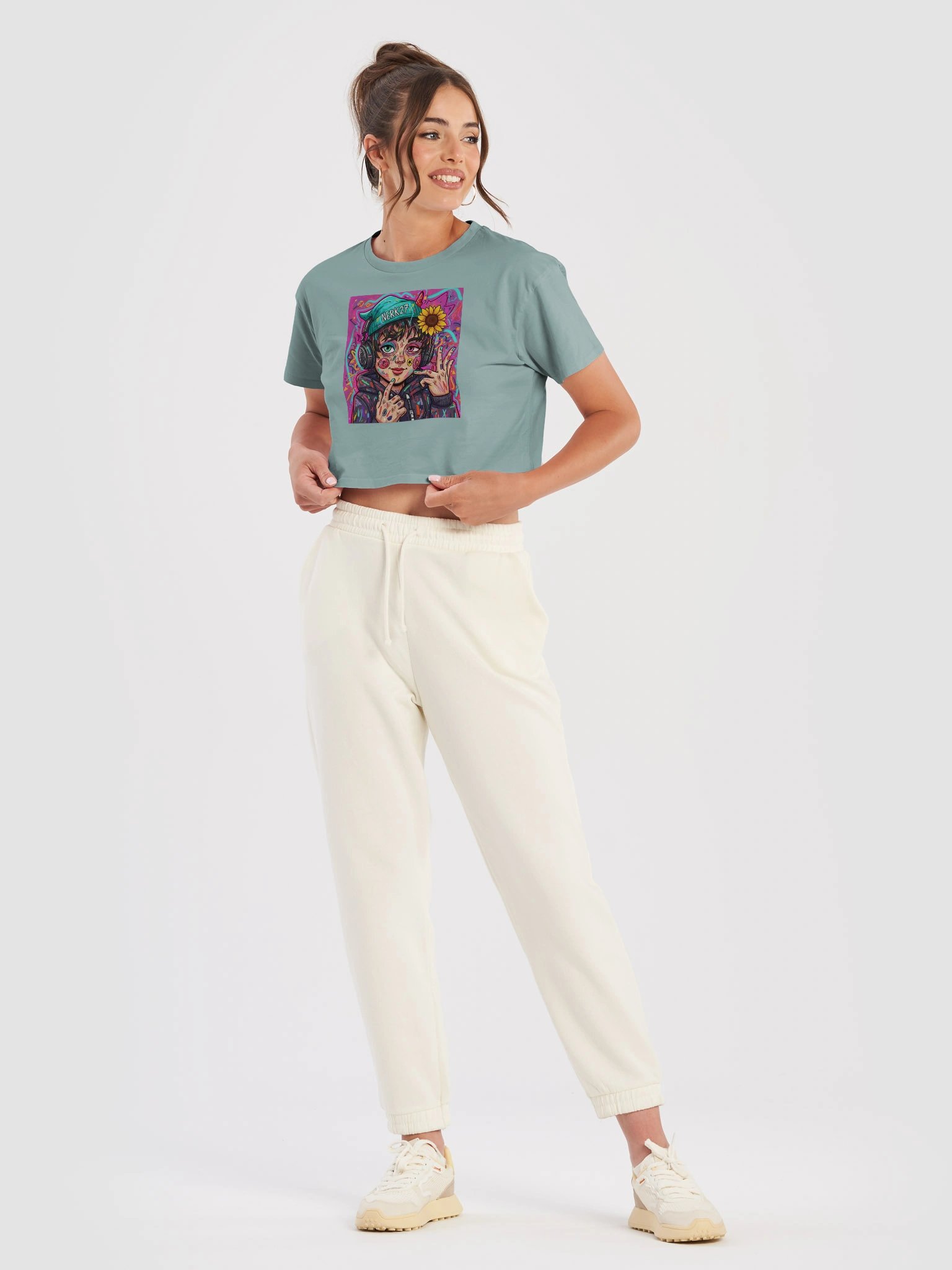 Vibrant Beats Women's Crop Top product image (20)