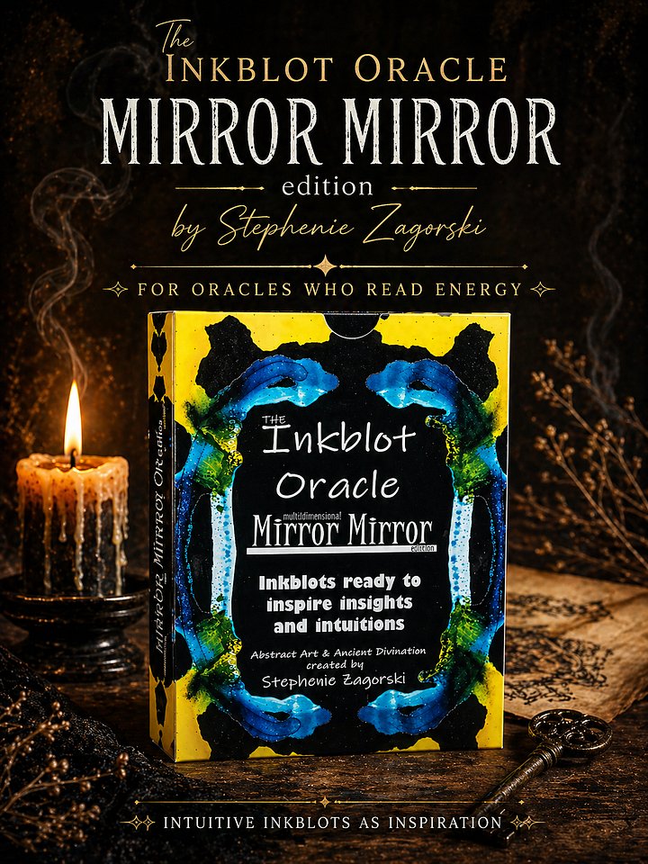 Intuitive Inkblot Cards | MIRROR MIRROR | Jumbo 40 Cards product image (1)
