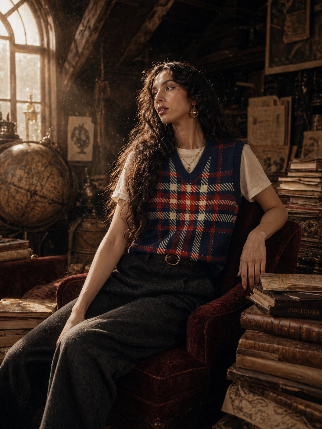 The Archivist Unisex Knitted Vest product image (1)