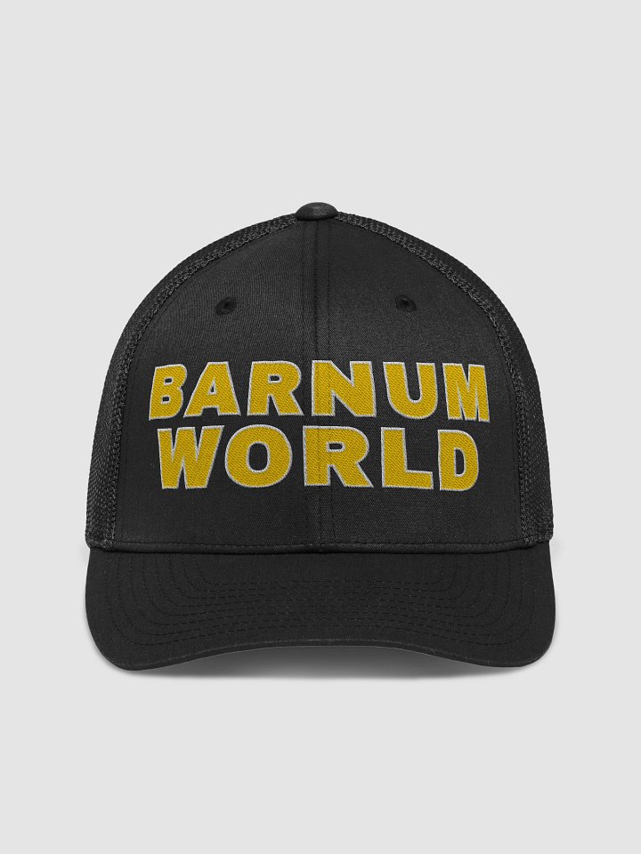 Barnum World White Trim Flexfit Mesh Back Trucker Hat product image (1)