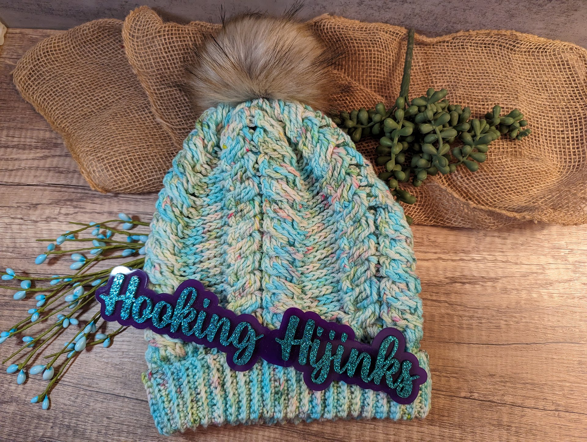Braided Cable - Pastel Green product image (1)
