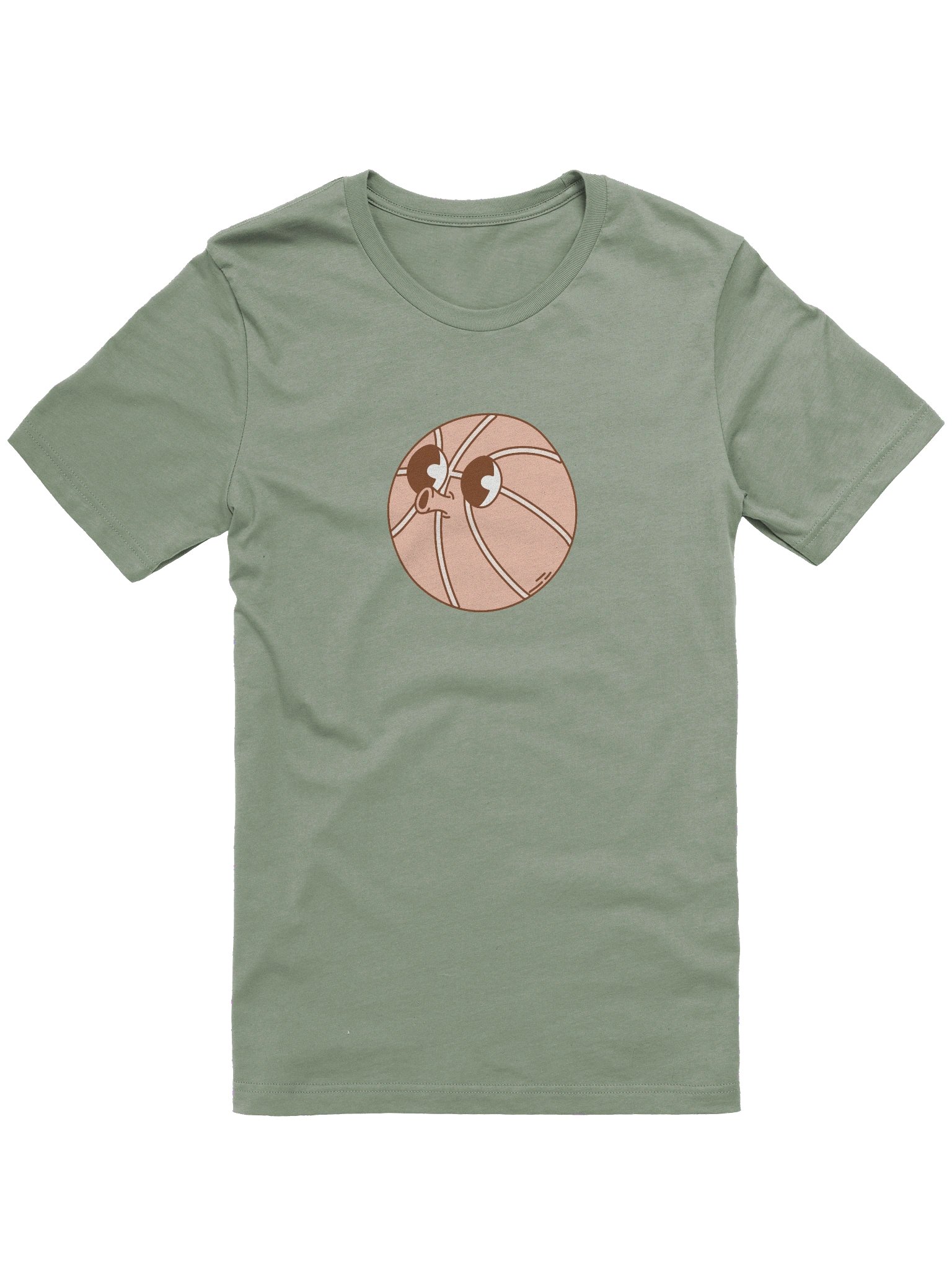 Basketball Character T-Shirt | Retro 70s Sports Cartoon Tee product image (1)