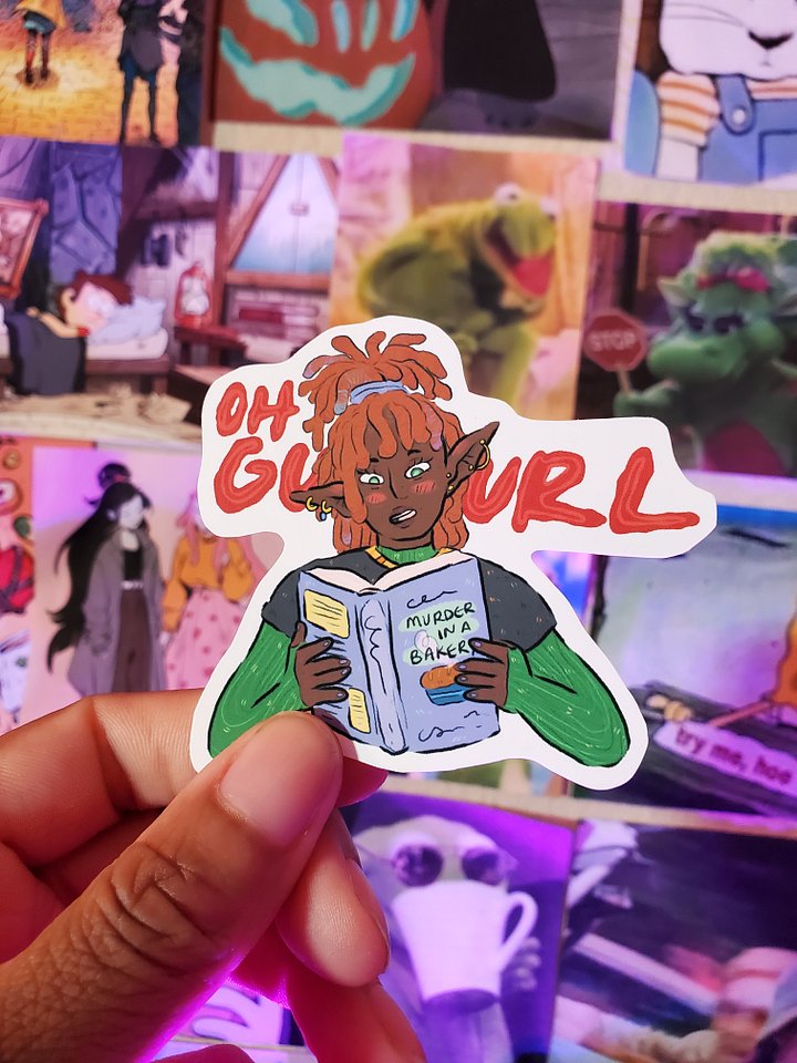 Oh GURL - Goblin Sticker product image (2)