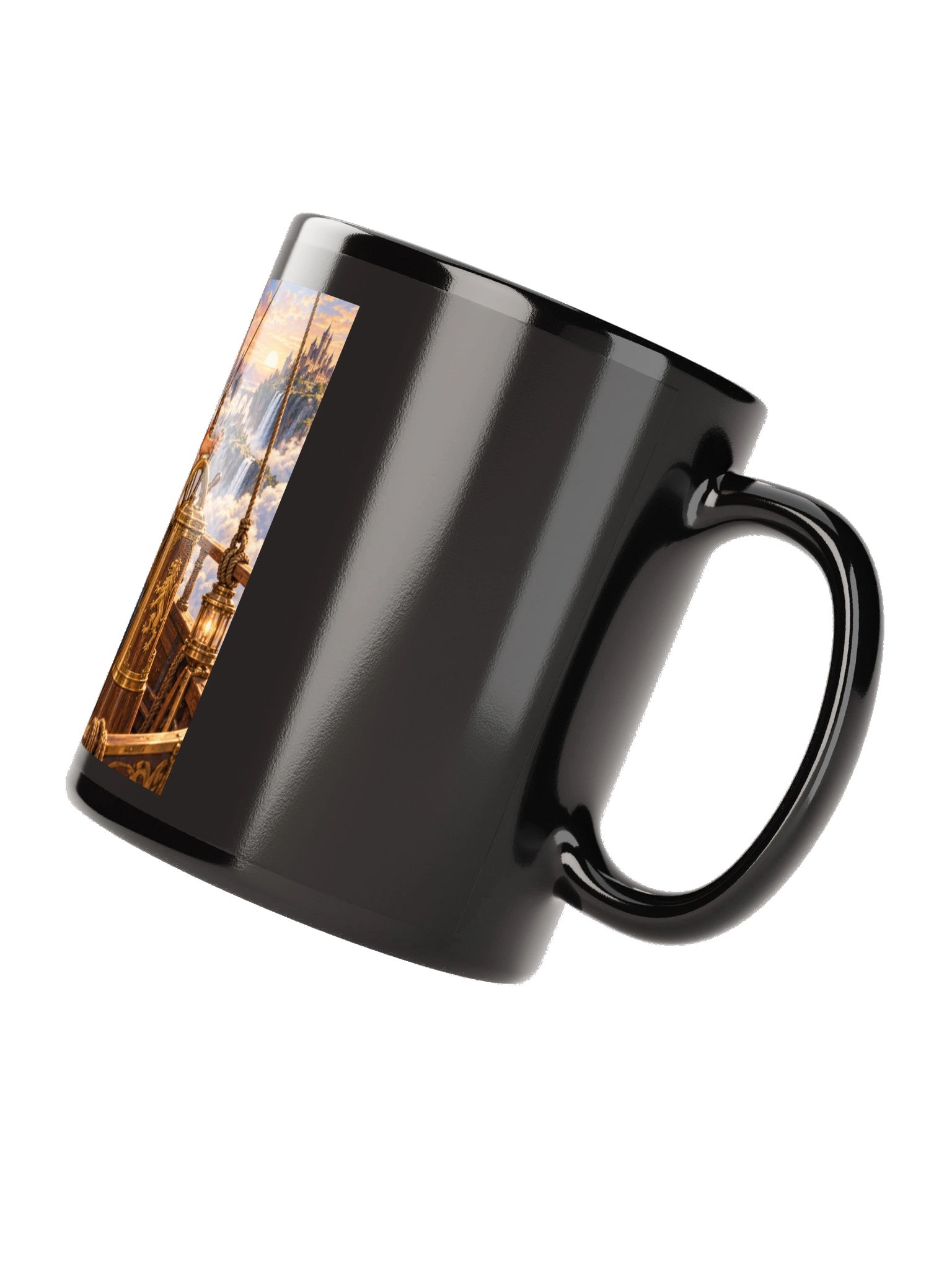 Cloud Storage Black Mug product image (4)
