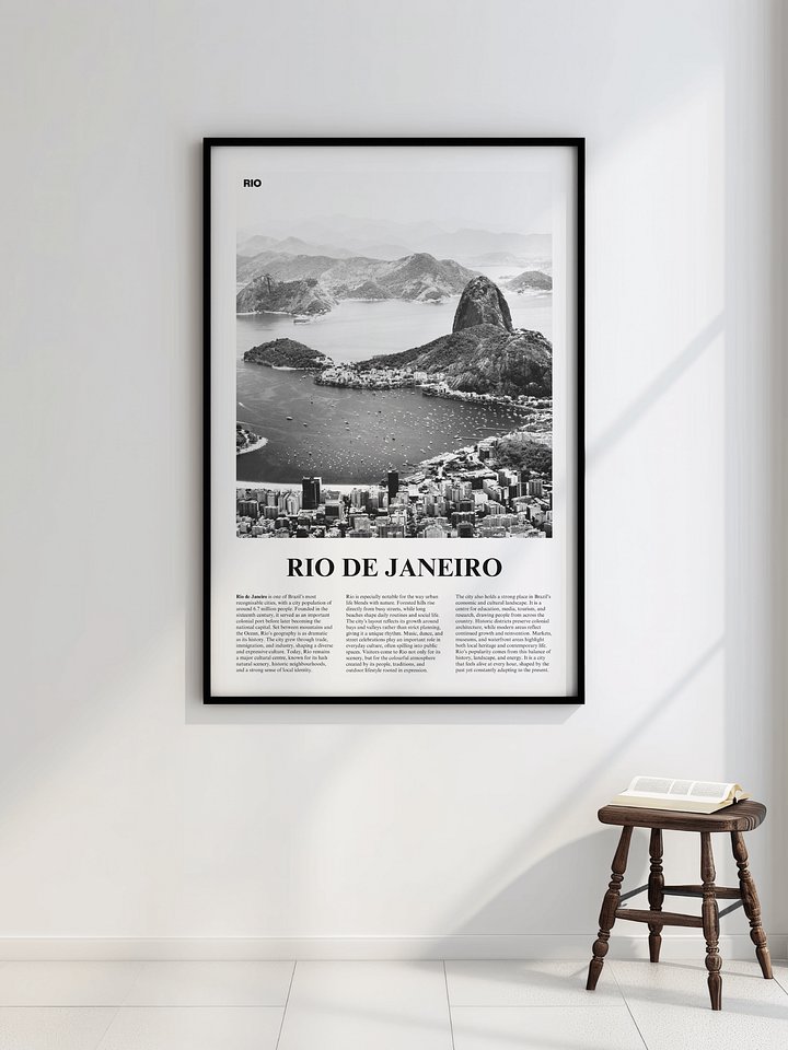 Rio de Janeiro 01 Newspaper Poster product image (2)