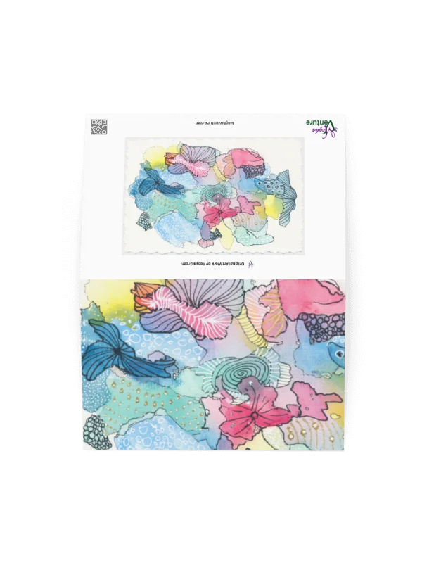 Abstract Dots & Lines Blank Card product image (2)