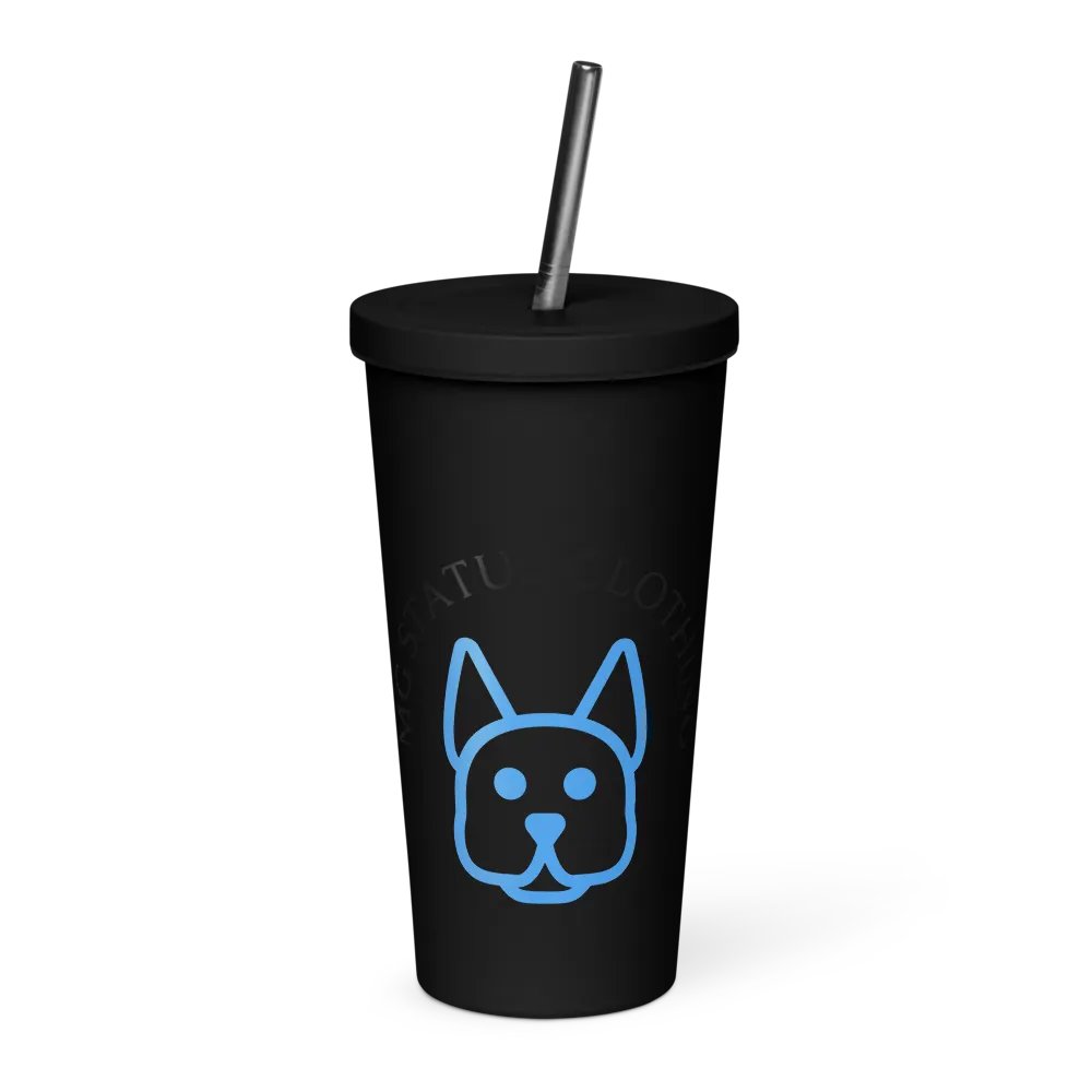 Insulated Tumbler With straw product image (1)