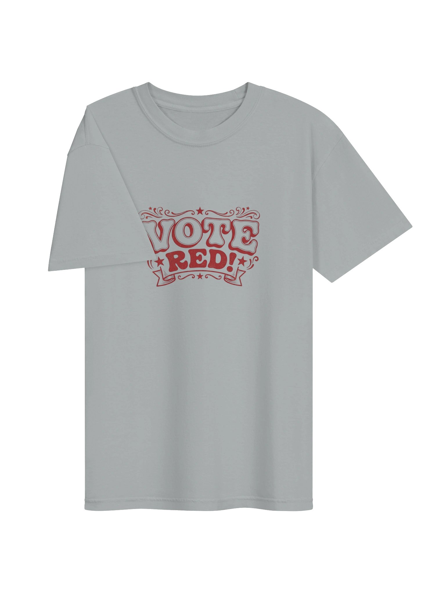 Brazen Candor – Get Your Butt in the Booth! T-Shirt - Gray - Vote Red product image (5)