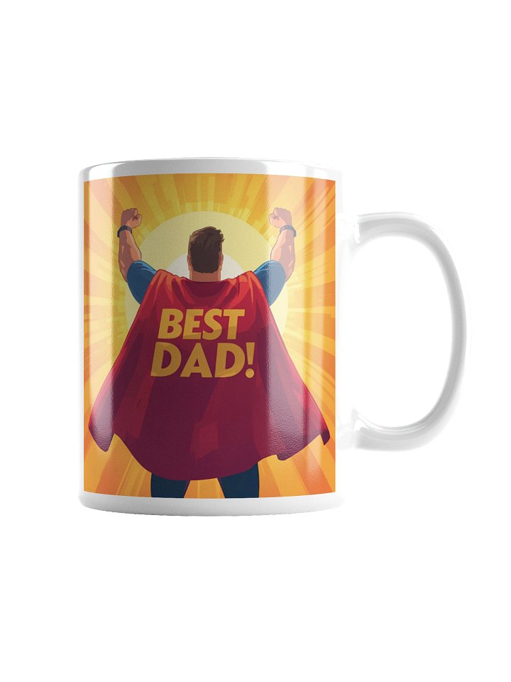 Triumphant Dad White Glossy Mug product image (6)