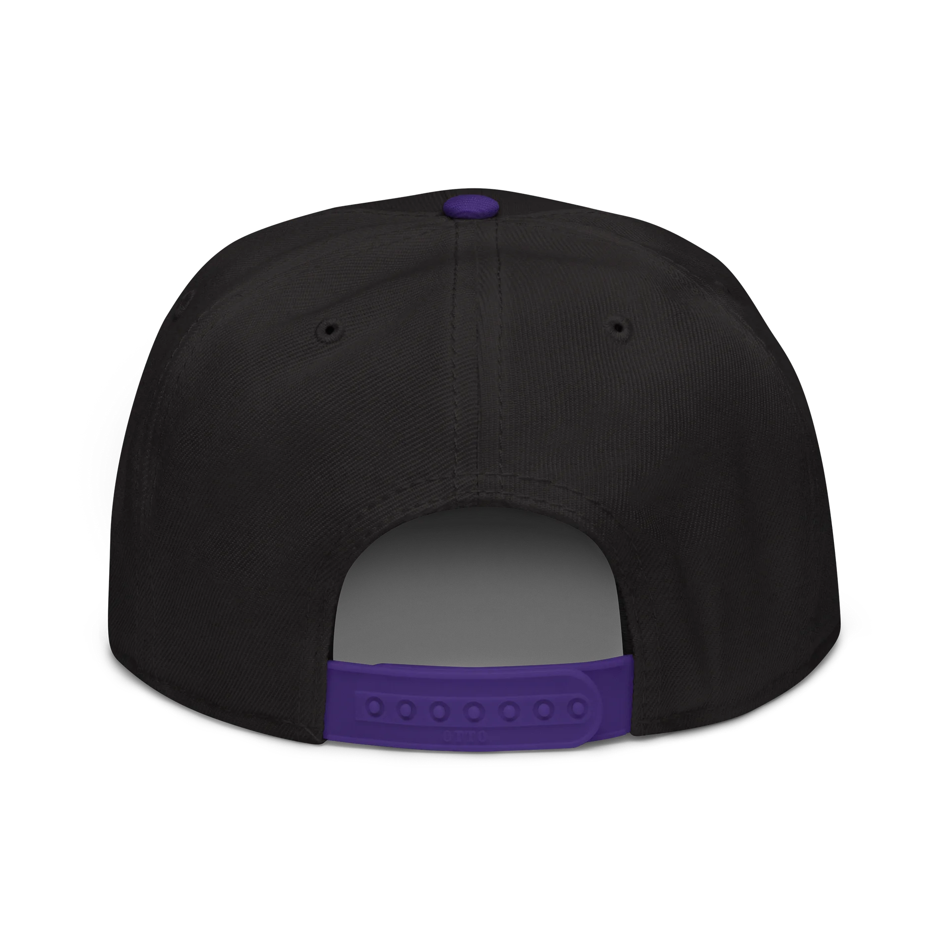 Black & Purple ETN Snapback Hat (Premium Wool) product image (2)