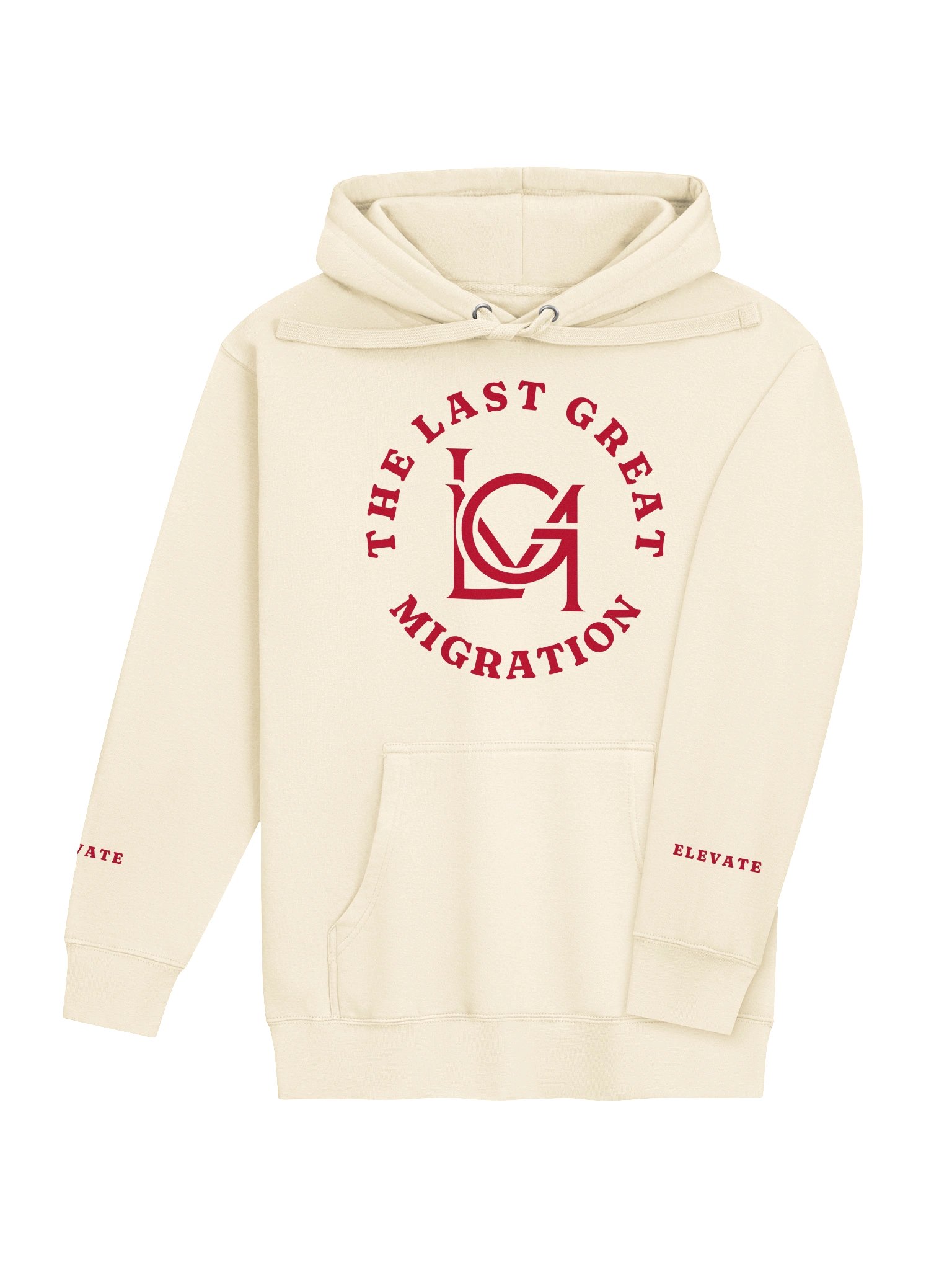 The Elevation Hoodie (Red LG, Unisex) product image (52)