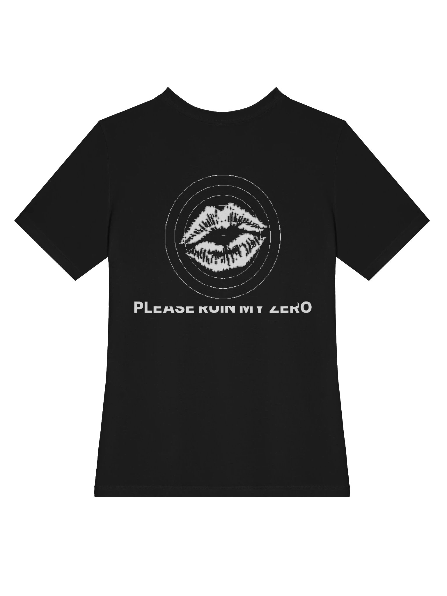 No ShopCo Women's Black Tee - Please Ruin My Zero product image (4)