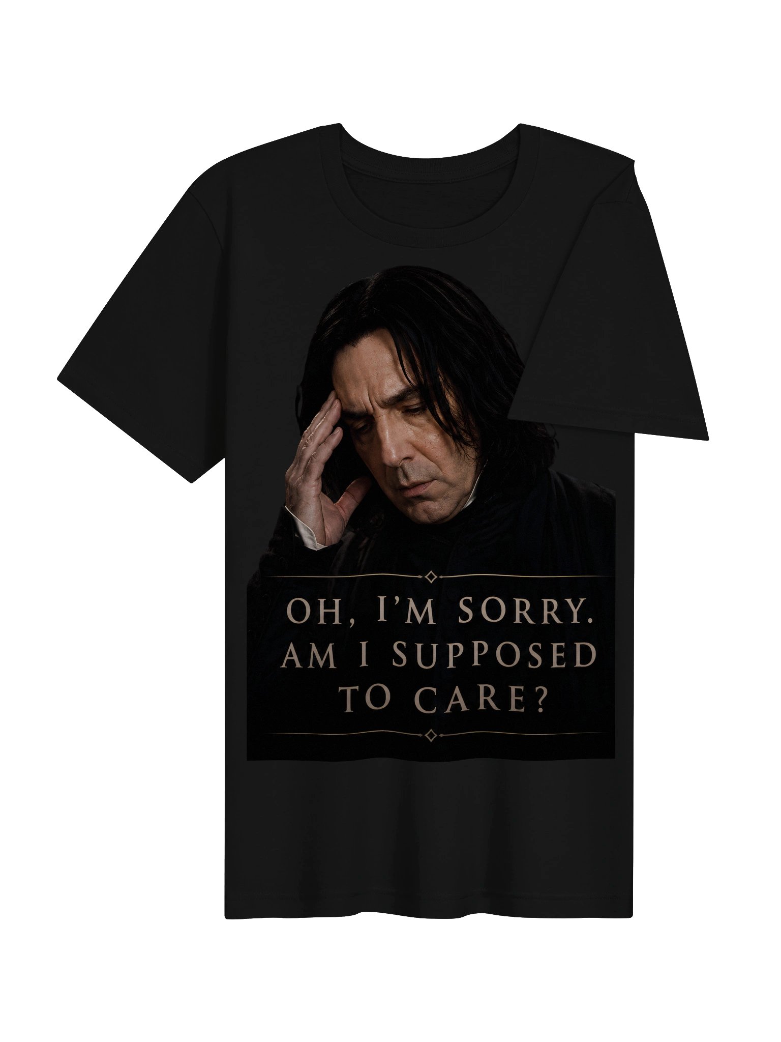 Oh, I'm Sorry... Am I Supposed to Care? | Sarcastic Potions Professor Gothic T-Shirt product image (4)