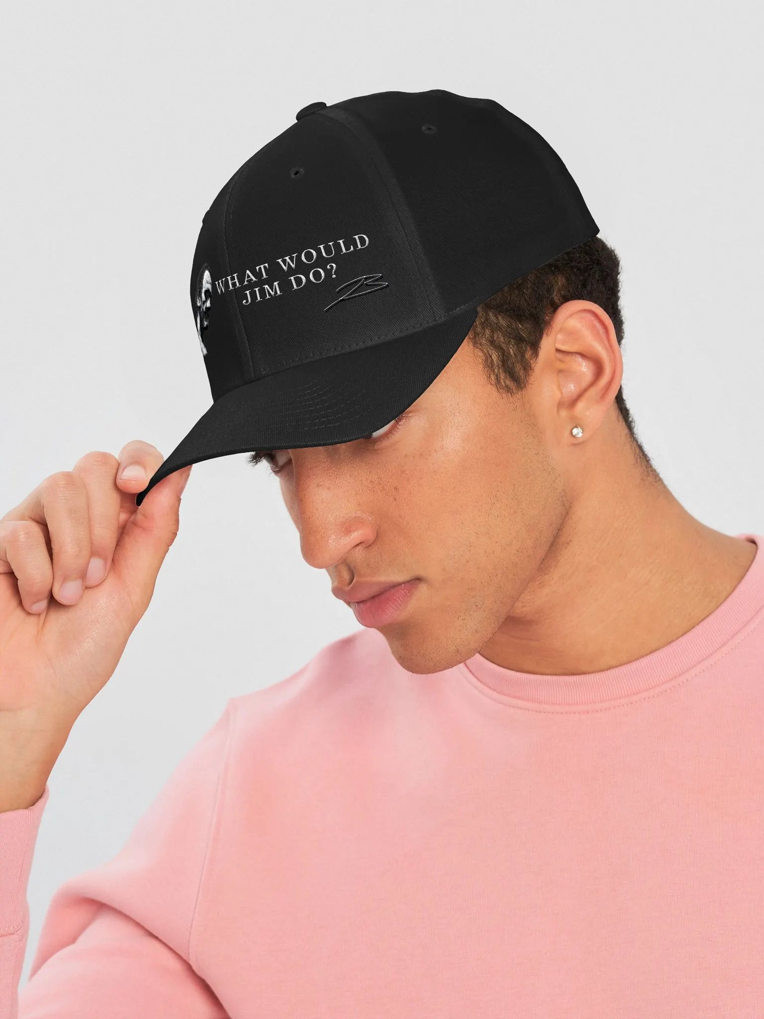 What Would Jim Do Flexfit Hat product image (34)